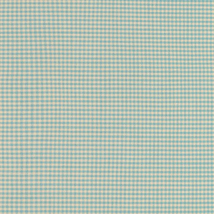 Crawford Gingham by Robert Kaufman in Blue Fabric Robert Kaufman