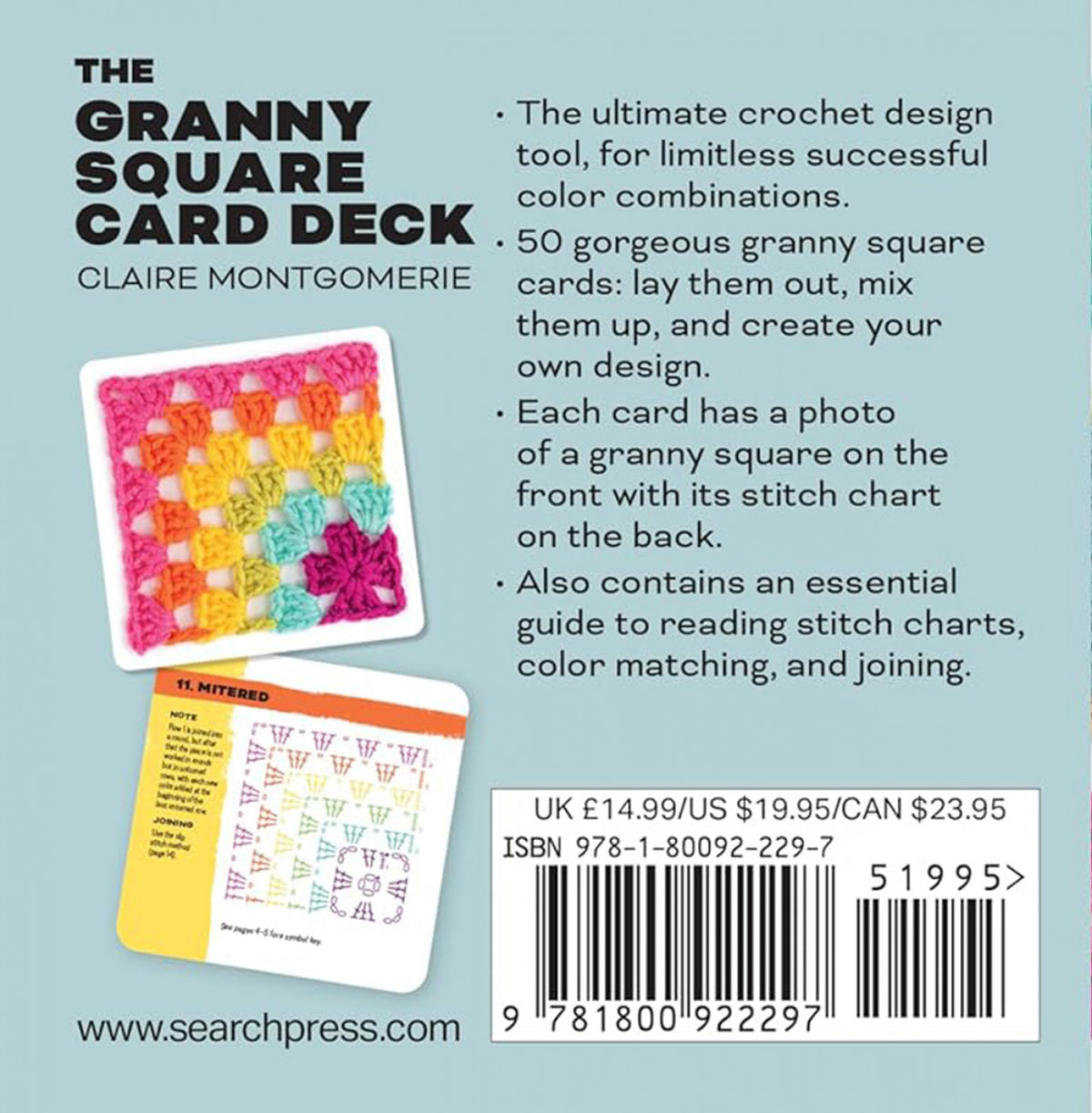 Granny Square Card Deck Book Search Press