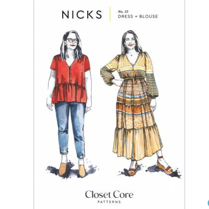 Nicks Dress and Blouse Sewing Pattern