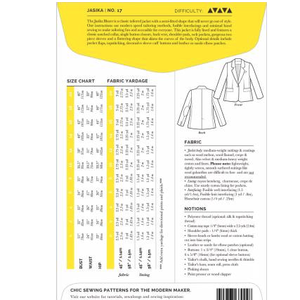 Jasika Blazer Pattern Closet Core Patterns