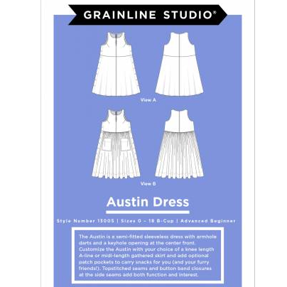 Austin Dress Pattern Pattern Grainline Studio