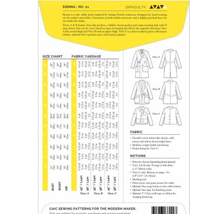 Sienna Maker Jacket Pattern Pattern Closet Core Patterns