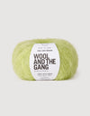 Take Care Mohair Yarn Wool and the Gang Candy Apple Green
