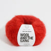 Take Care Mohair Yarn Wool and the Gang Lipstick Red Mohair