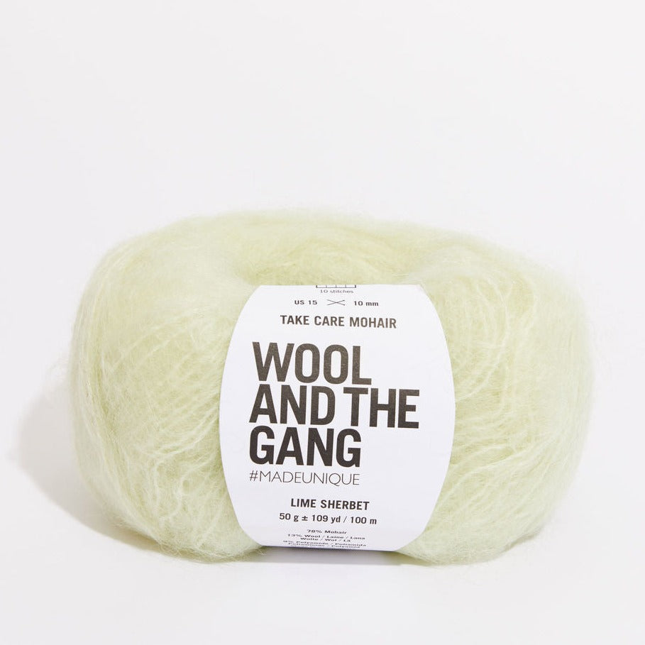 Wool and The Gang - Take Care Mohair - 50 G - Mohair Yarn - Brown