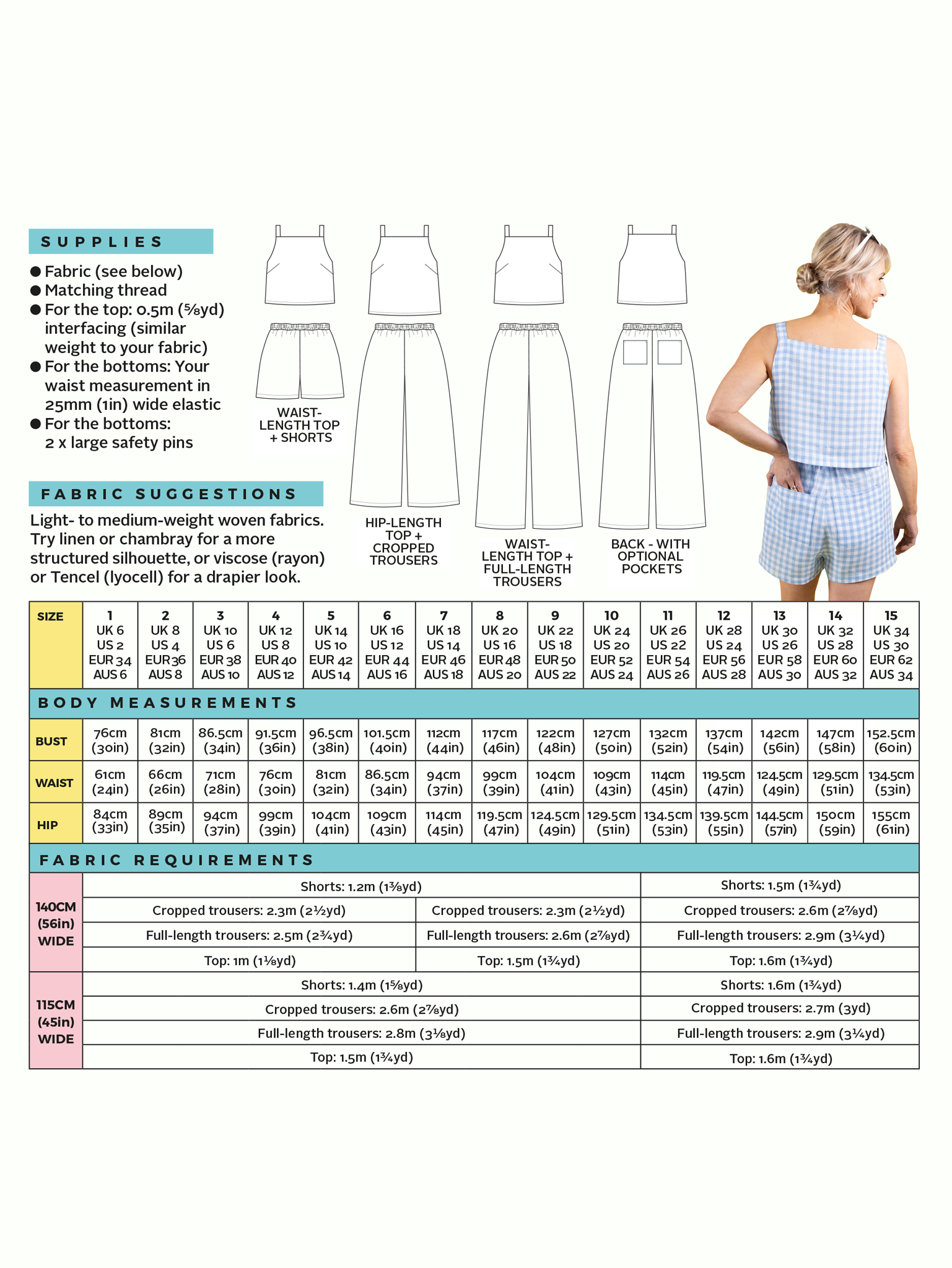 Esti Set Pattern Pattern Tilly and the Buttons