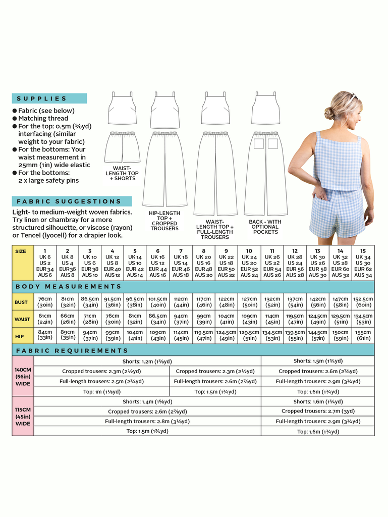 Esti Set Pattern Pattern Tilly and the Buttons