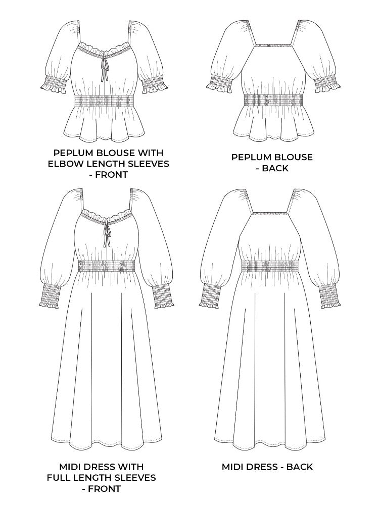 Mabel Dress and Blouse Pattern
