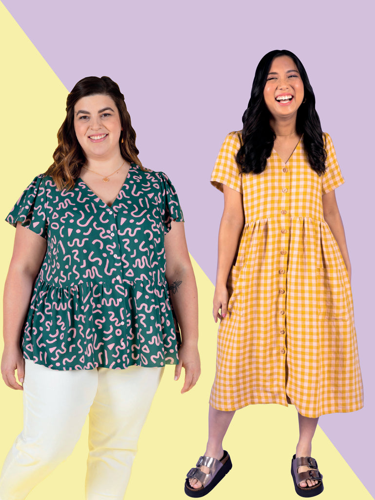 Nell Blouse and Dress Pattern Pattern Tilly and the Buttons