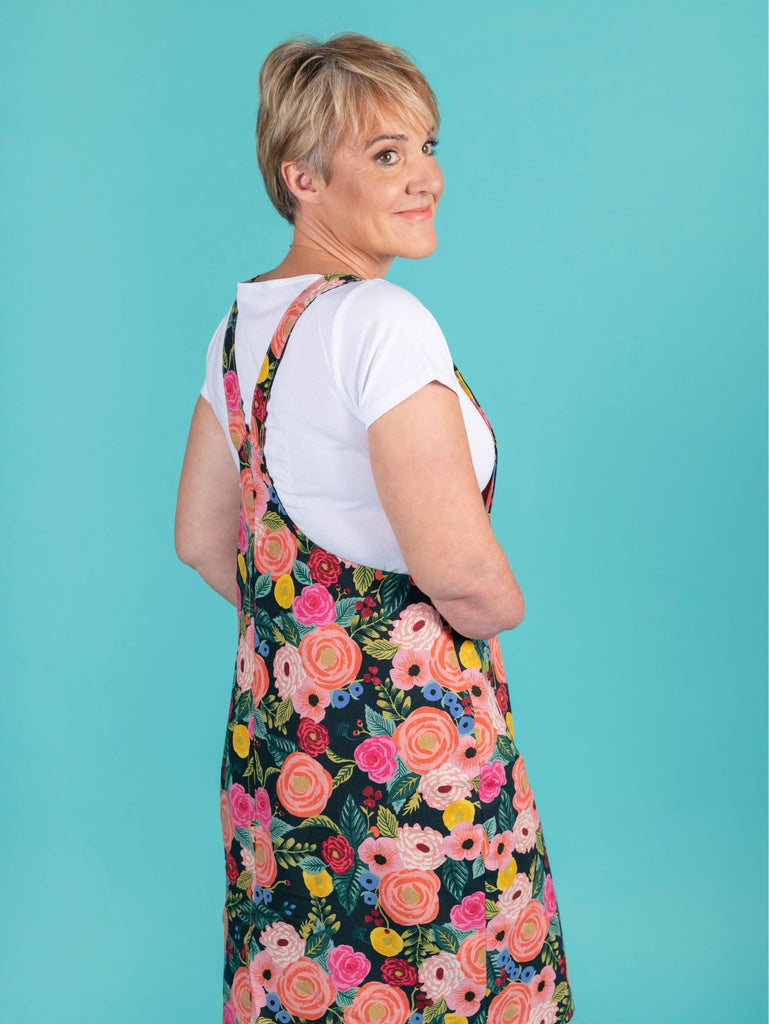 Cleo Dungaree Dress Pattern (US0-30) Pattern Tilly and the Buttons