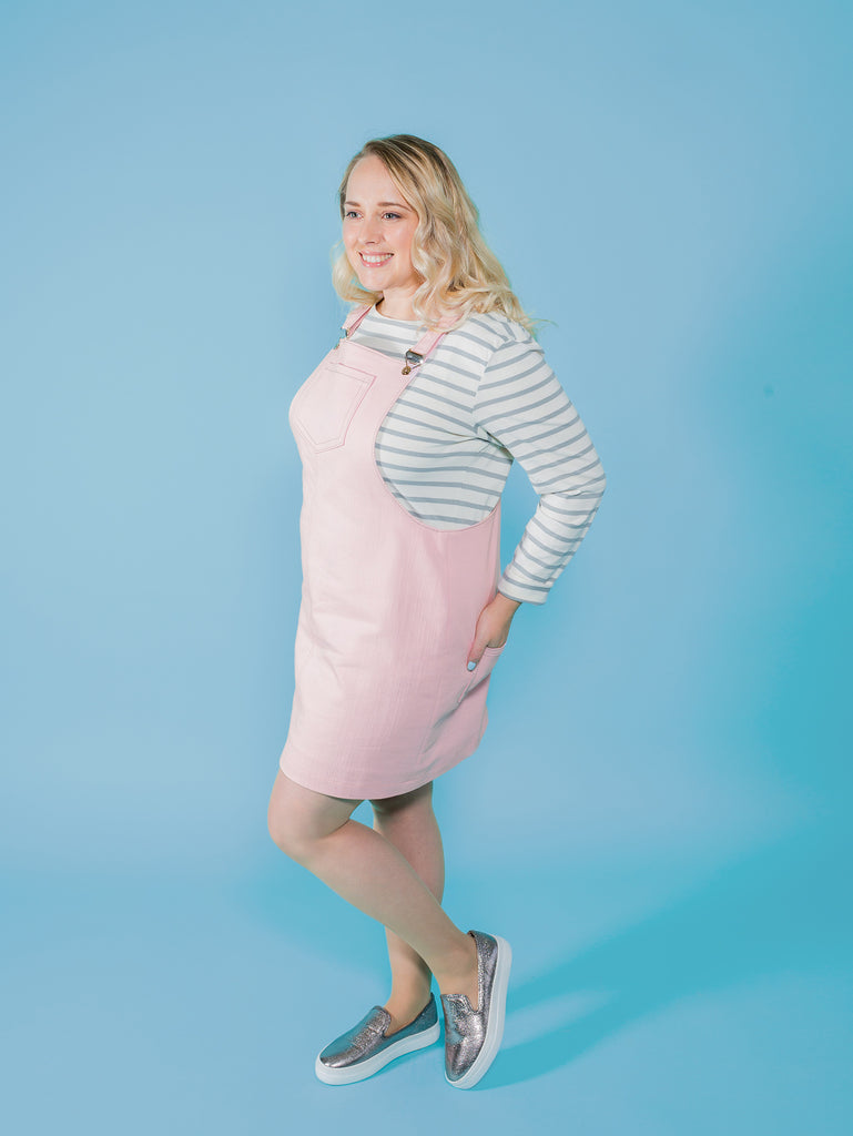 Cleo Dungaree Dress Pattern (US0-30) Pattern Tilly and the Buttons