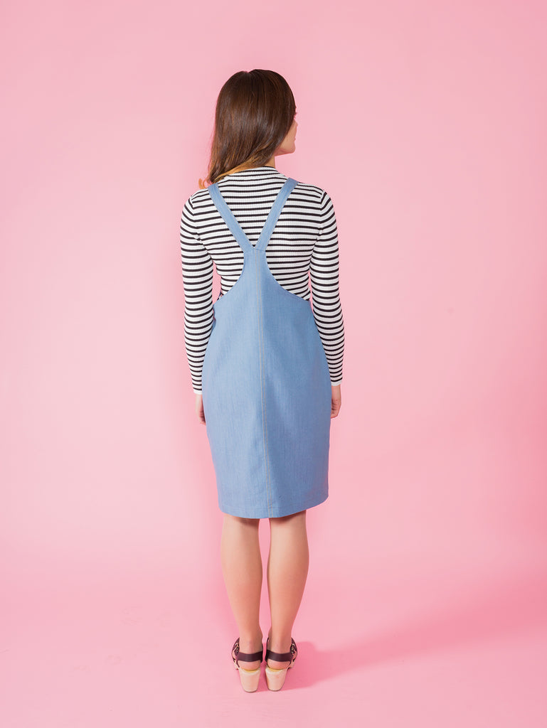 Cleo Dungaree Dress Pattern (US0-30) Pattern Tilly and the Buttons