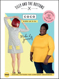 (New!) Coco Top + Dress Pattern - Sizes US 2 - 30
