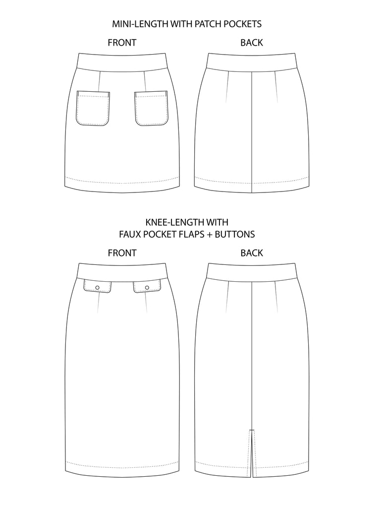 Ramona Skirt Pattern Tilly and the Buttons