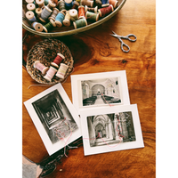 collection of embroidered photos and materials