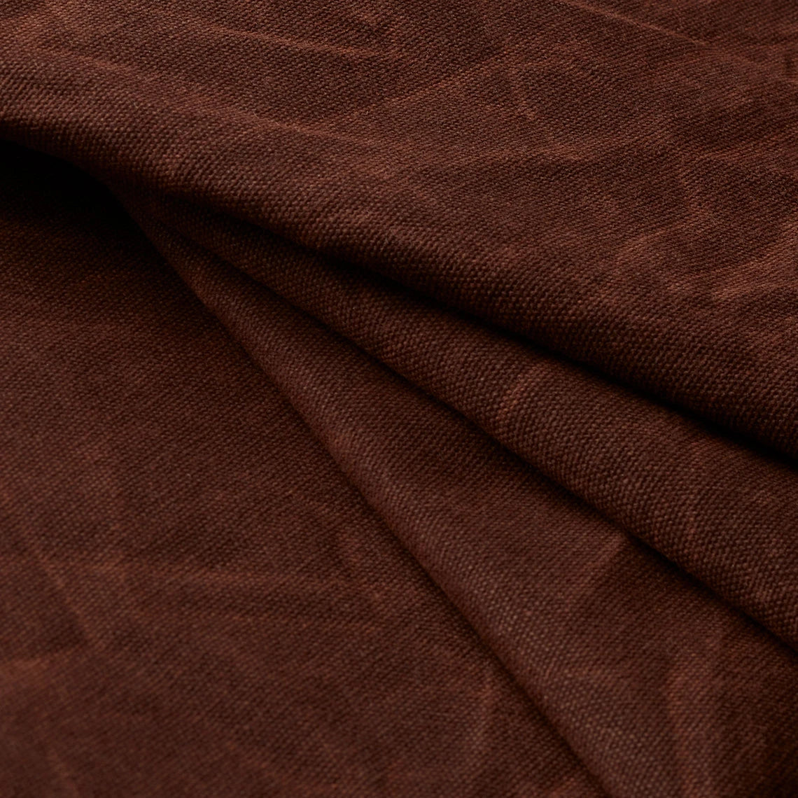 Waxed Army Duck Canvas- Saddle Brown Fabric Carr Textiles