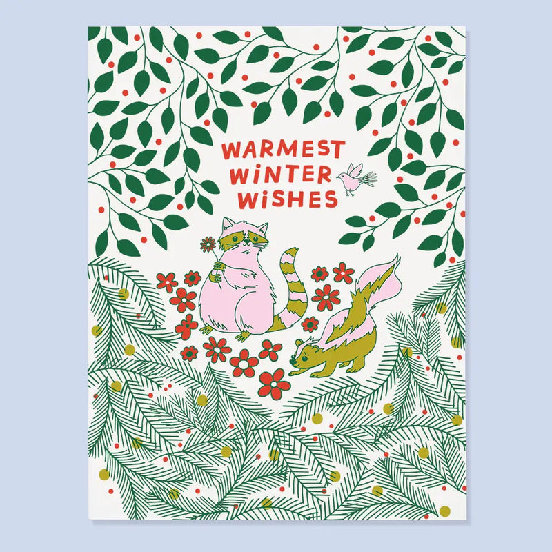 Woodland Winter Card Greeting Cards The Good Twin