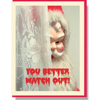 You Better Watch Out Card Greeting Cards Smitten Kitten