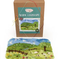 Warm Landscape Needle Felt Kit Kit The Makers