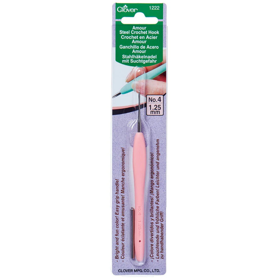 Amour steel crochet hook size 4 (1.25mm)