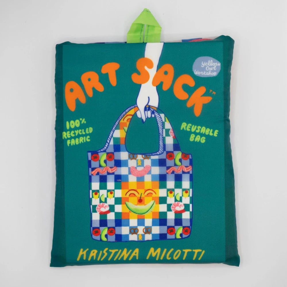 Picnic Art Sack - Reusable Tote Accessories Yellow Owl Workshop