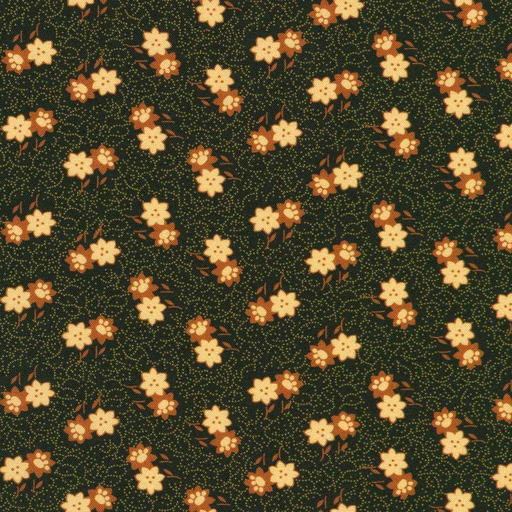 Love Mom Azud Floral by Robert Kaufman in Black