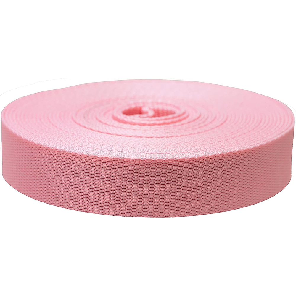 1.5" Poly Webbing - Baby Pink