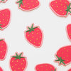 Strawberry iron on patch