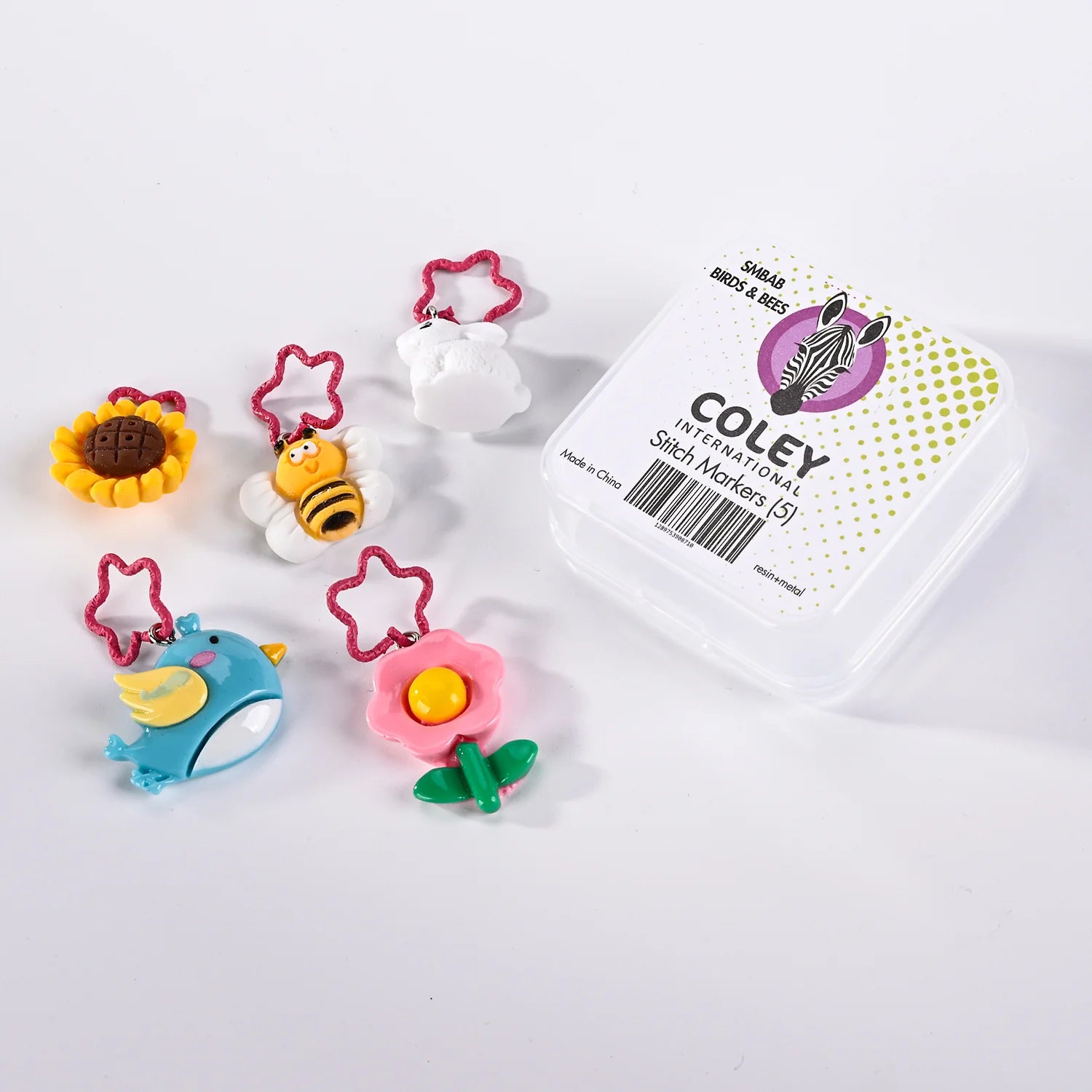 Bird & Bee Spring Stitch Markers