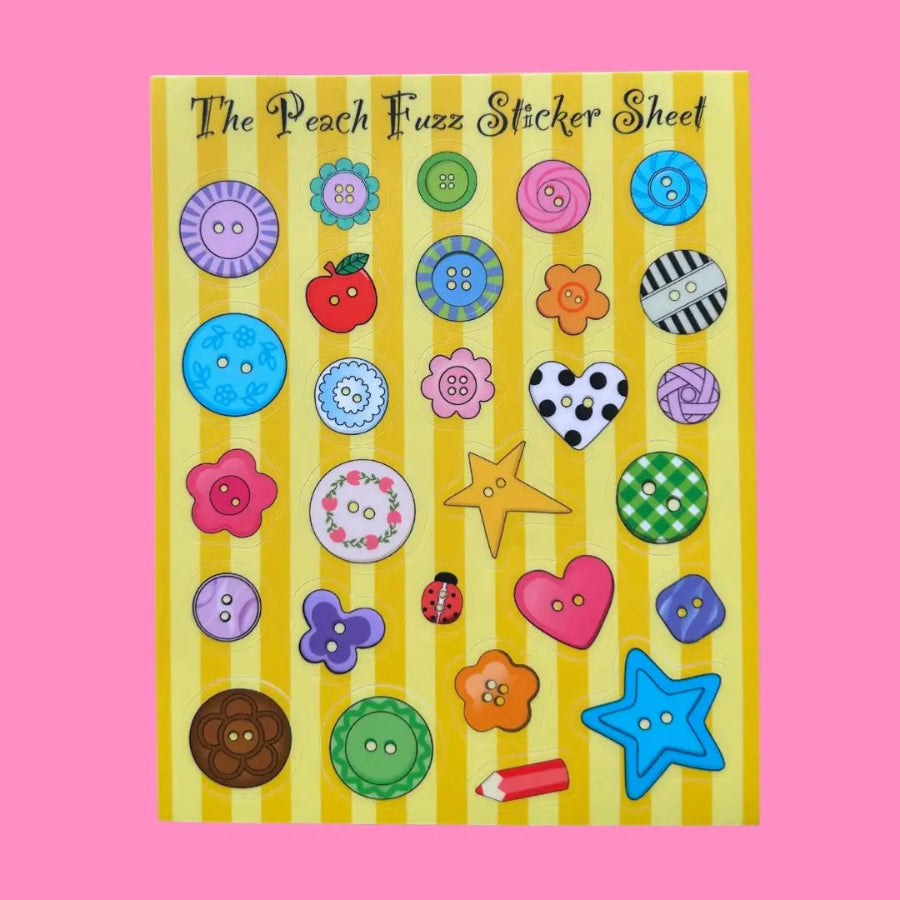 Button Mix Sticker Sheet – Brooklyn Craft Company