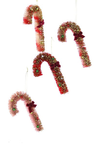 Bottle Brush Candy Cane Ornament Ornament Cody Foster and Co.