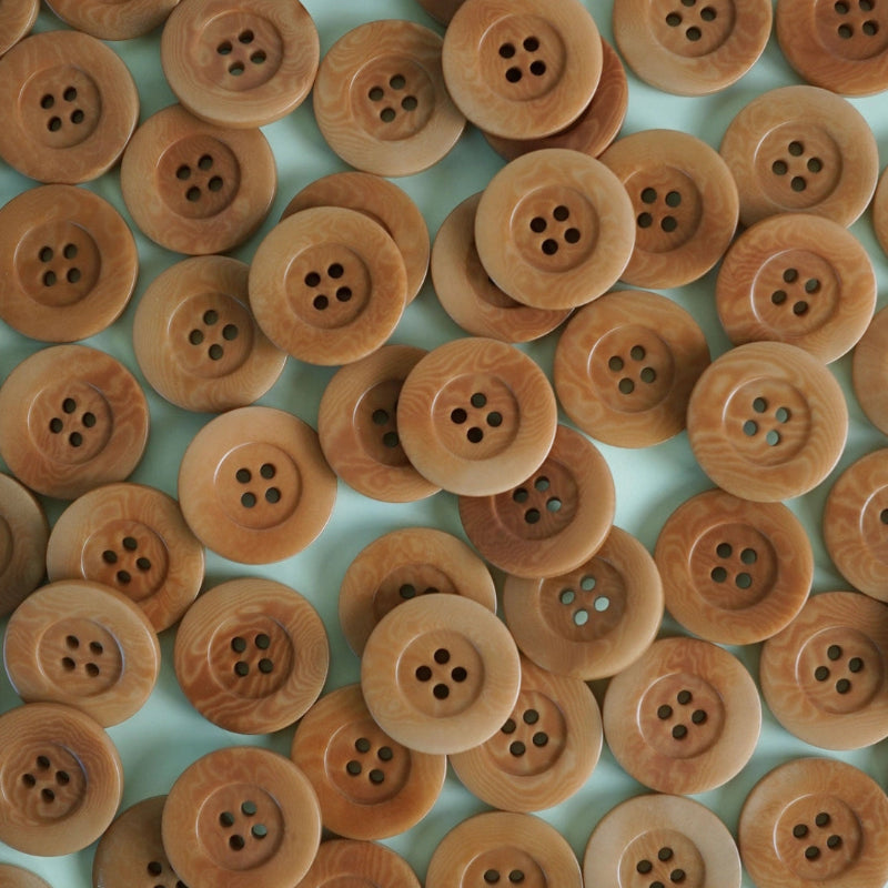 Caramel 1" Corozo Nut Buttons Buttons Matchy Matchy Sewing Club