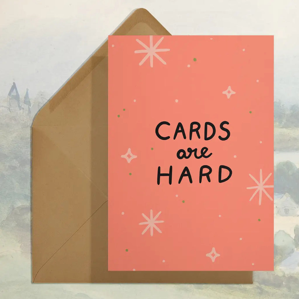 Cards Are Hard Card – Brooklyn Craft Company