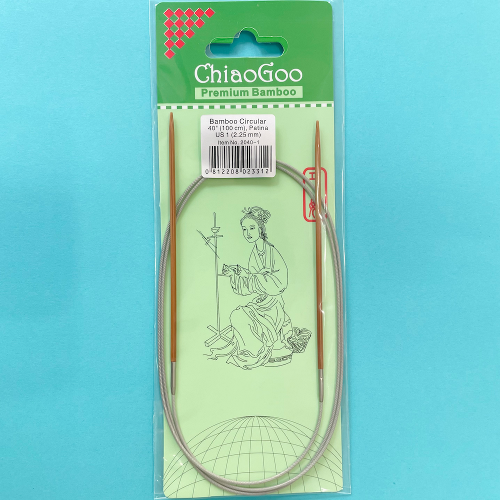 ChiaoGoo 40" Circular Needles - Size US 1