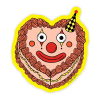 Clown Cake Sticker