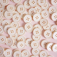 Cream Puff Retro Buttons Buttons Matchy Matchy Sewing Club