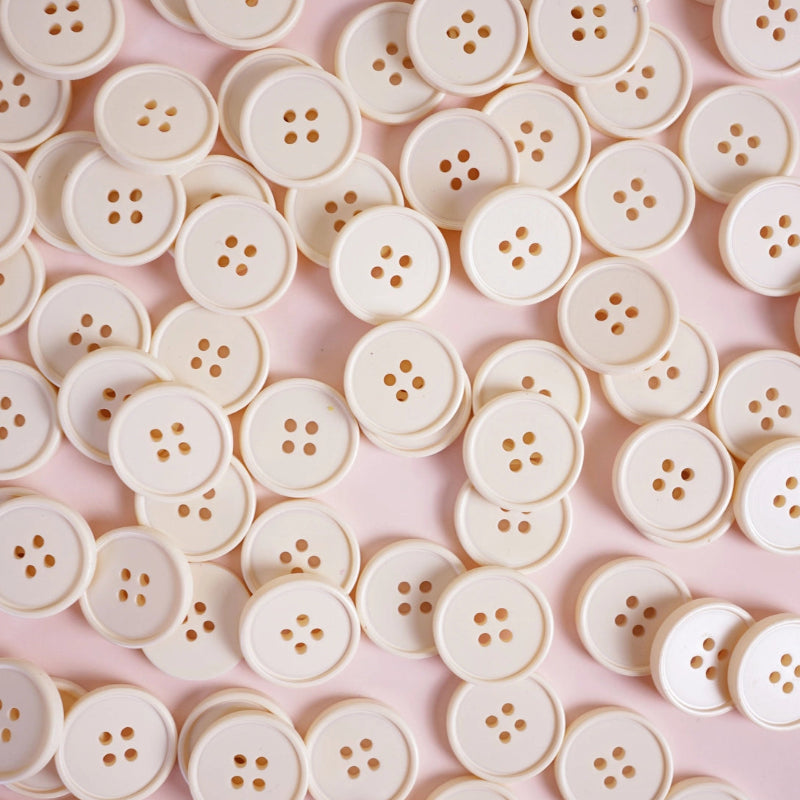 Cream Puff Retro Buttons Buttons Matchy Matchy Sewing Club