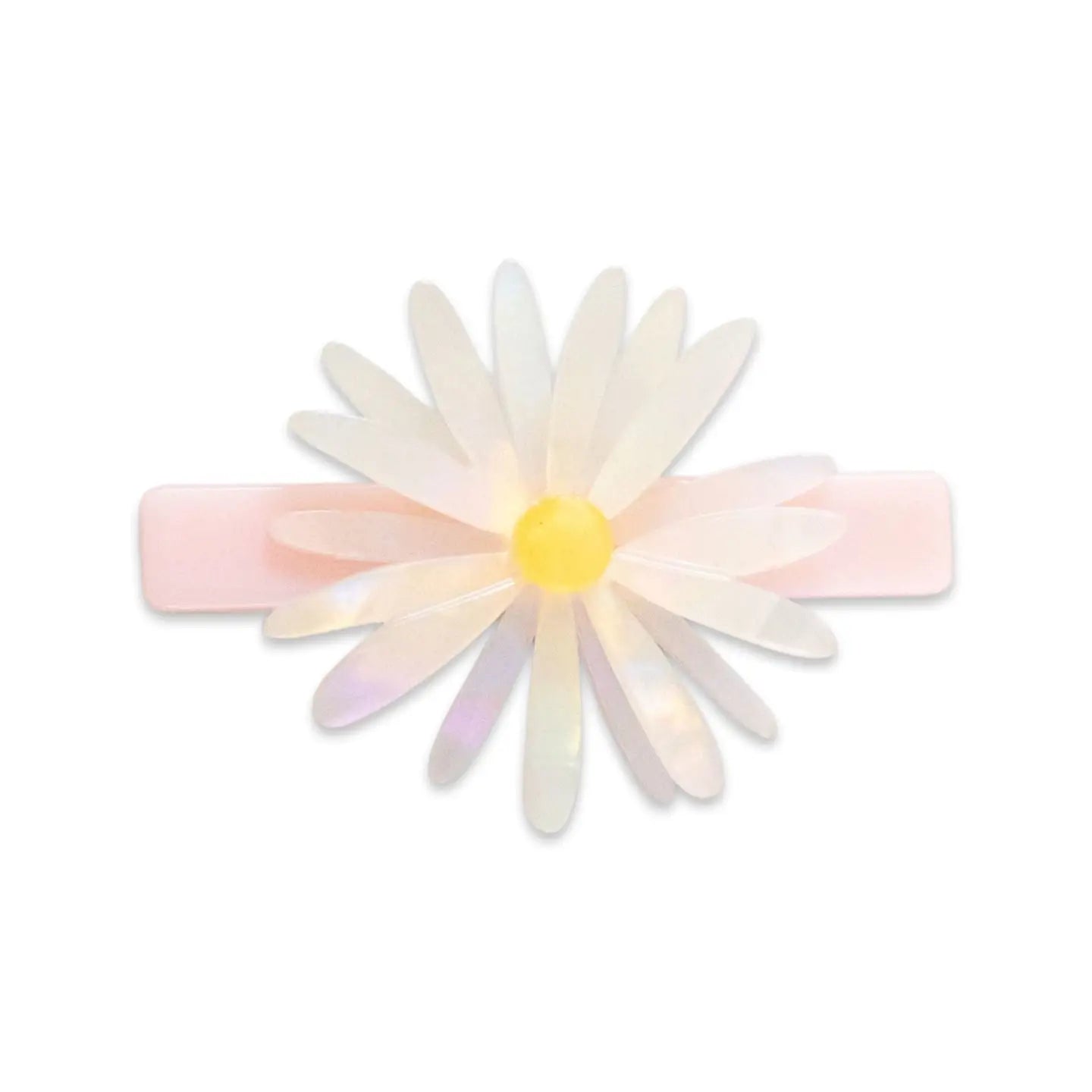 plastic plant hair clip Daisy Alligator Hair Clip