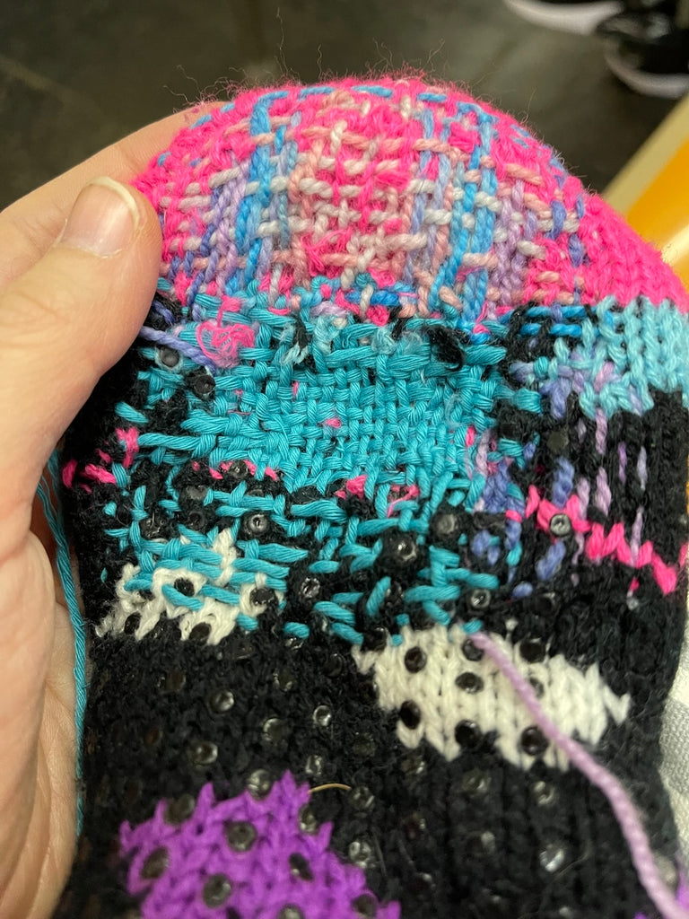 Visible Darning & Mending with a Loom Workshop Brooklyn Craft Company