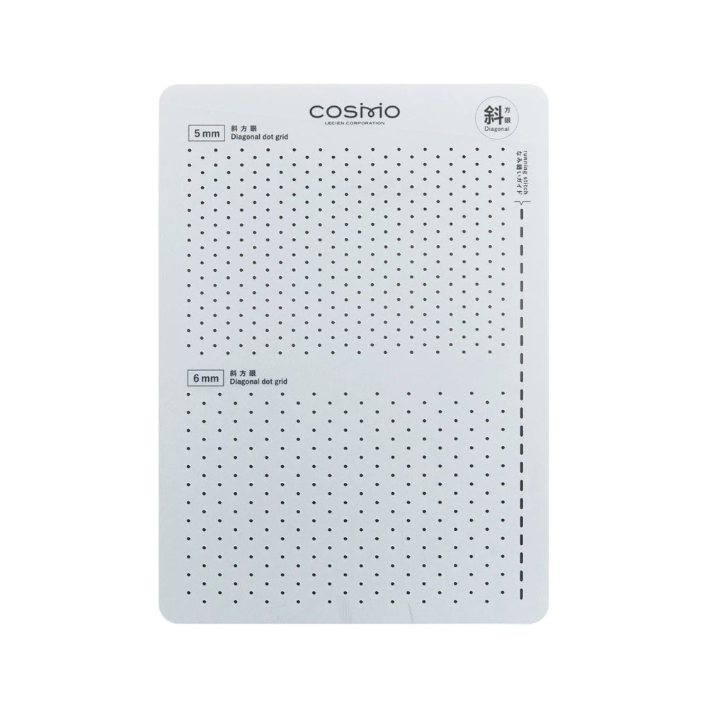 Sashiko Template-Diagonal Dot Grid