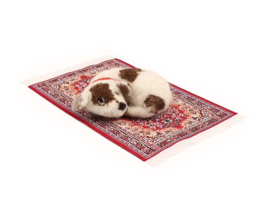 Little Dog on Rug Needle Felt Kit