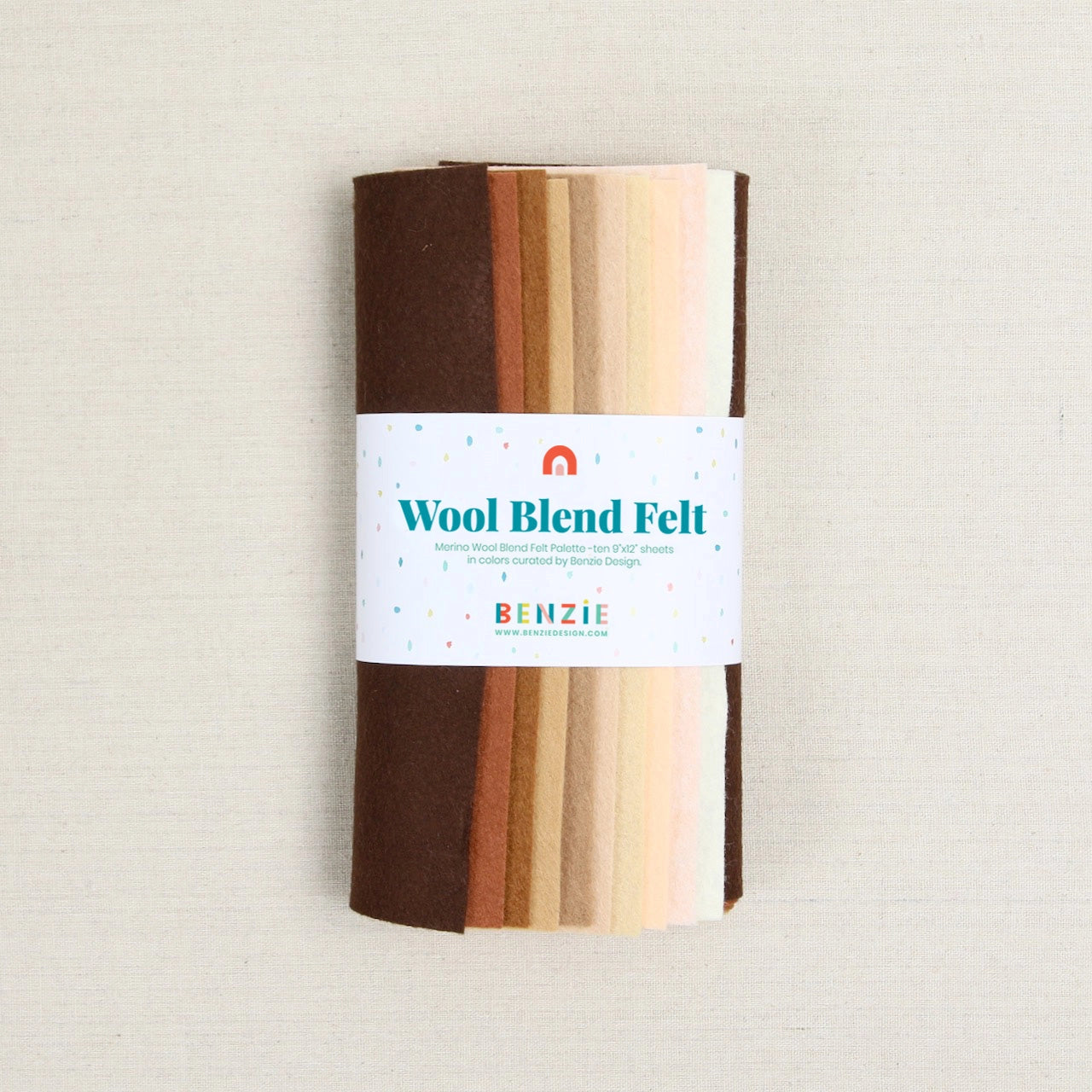 Wool Felt Sheets, Doll Face