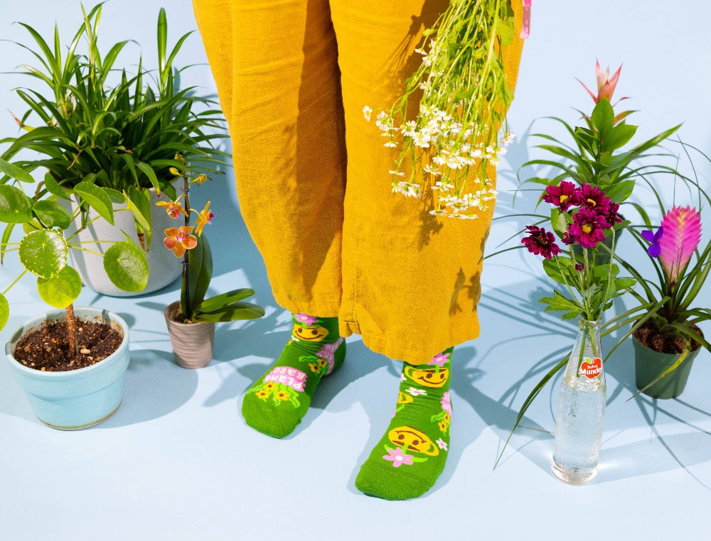 Plant Babe Socks Accessories Yellow Owl Workshop