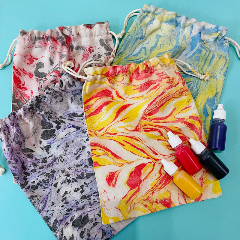 DROP-IN WORKSHOP: Marbled Project Bags! Past Workshop Brooklyn Craft Company Small Cotton Fabric Swatch (FREE!)
