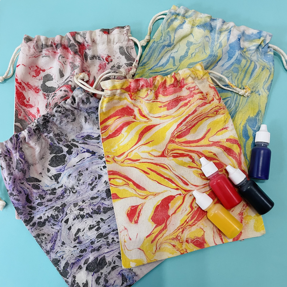 DROP-IN WORKSHOP: Marbled Project Bags!