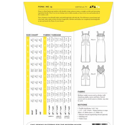 Fiona Dress Pattern Pattern Closet Core Patterns