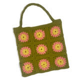 Crochet Granny Square Flowers