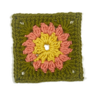 Crochet Granny Square Flowers Workshop Brooklyn Craft Company