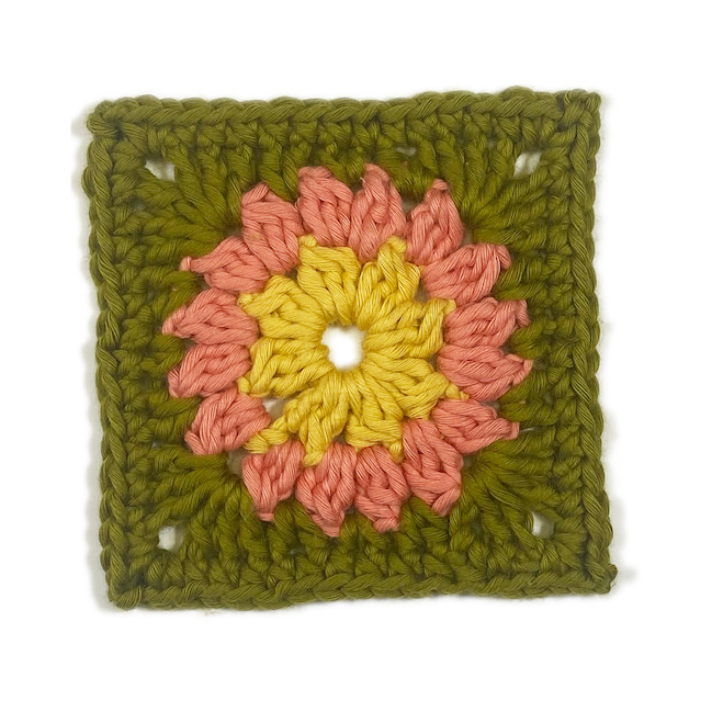 Crochet Granny Square Flowers Workshop Brooklyn Craft Company