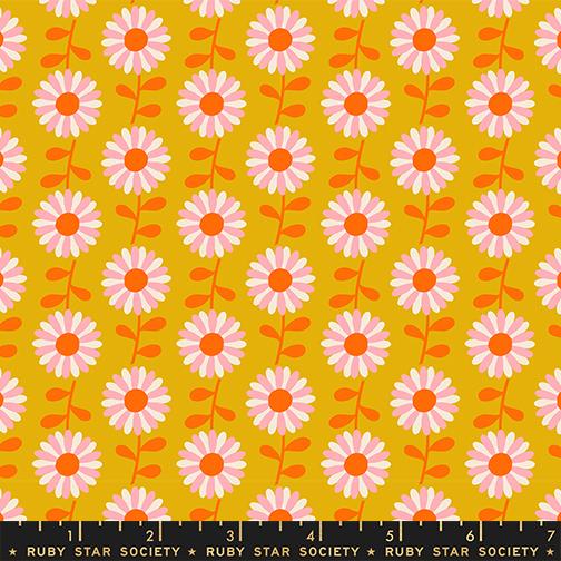 Flowerland Field of Flowers by Ruby Star Society in Goldenrod